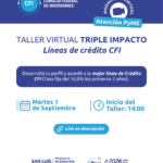 Este martes se dictará un taller informativo sobre la Línea de Crédito Triple Impacto
