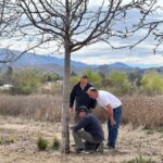 Sol Puntano brindó asistencia técnica a un productor de nueces