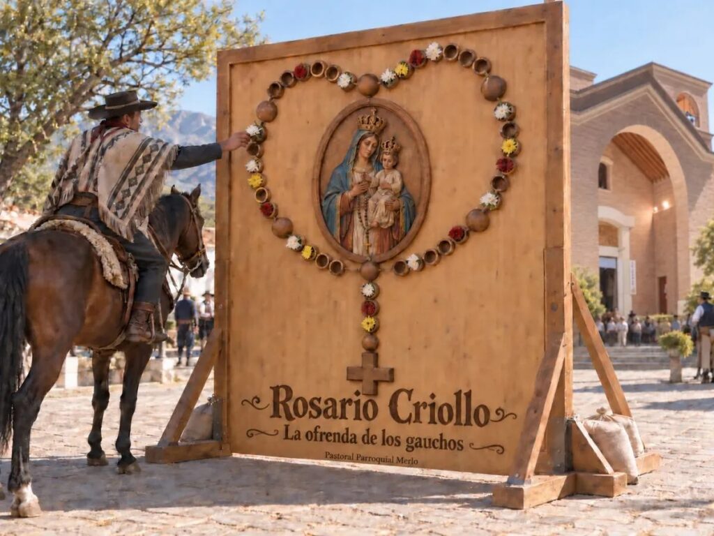 Merlo se prepara para celebrar a Nuestra Señora del Rosario: 10 días de fe, devoción, y tradición