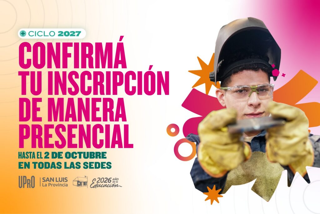 Para ingresar a la UPrO es obligatorio confirmar los datos presencialmente en la sede elegida