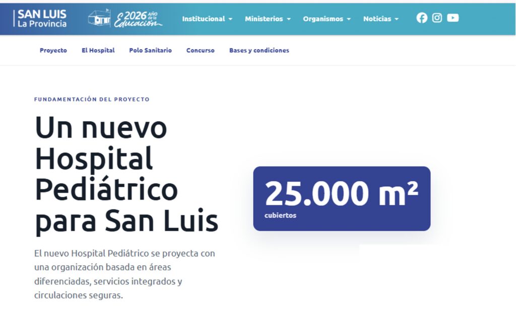 Habilitan una página web para conocer el proyecto y consultar las bases del concurso