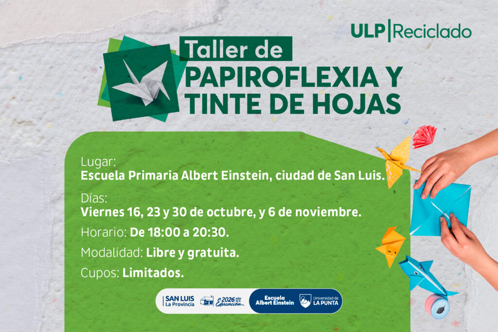 La ULP abre la inscripción para un taller gratuito de papiroflexia